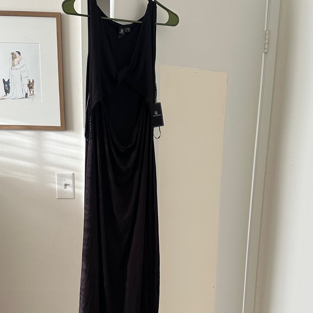 Volcom Elegant Black Maxi Dress